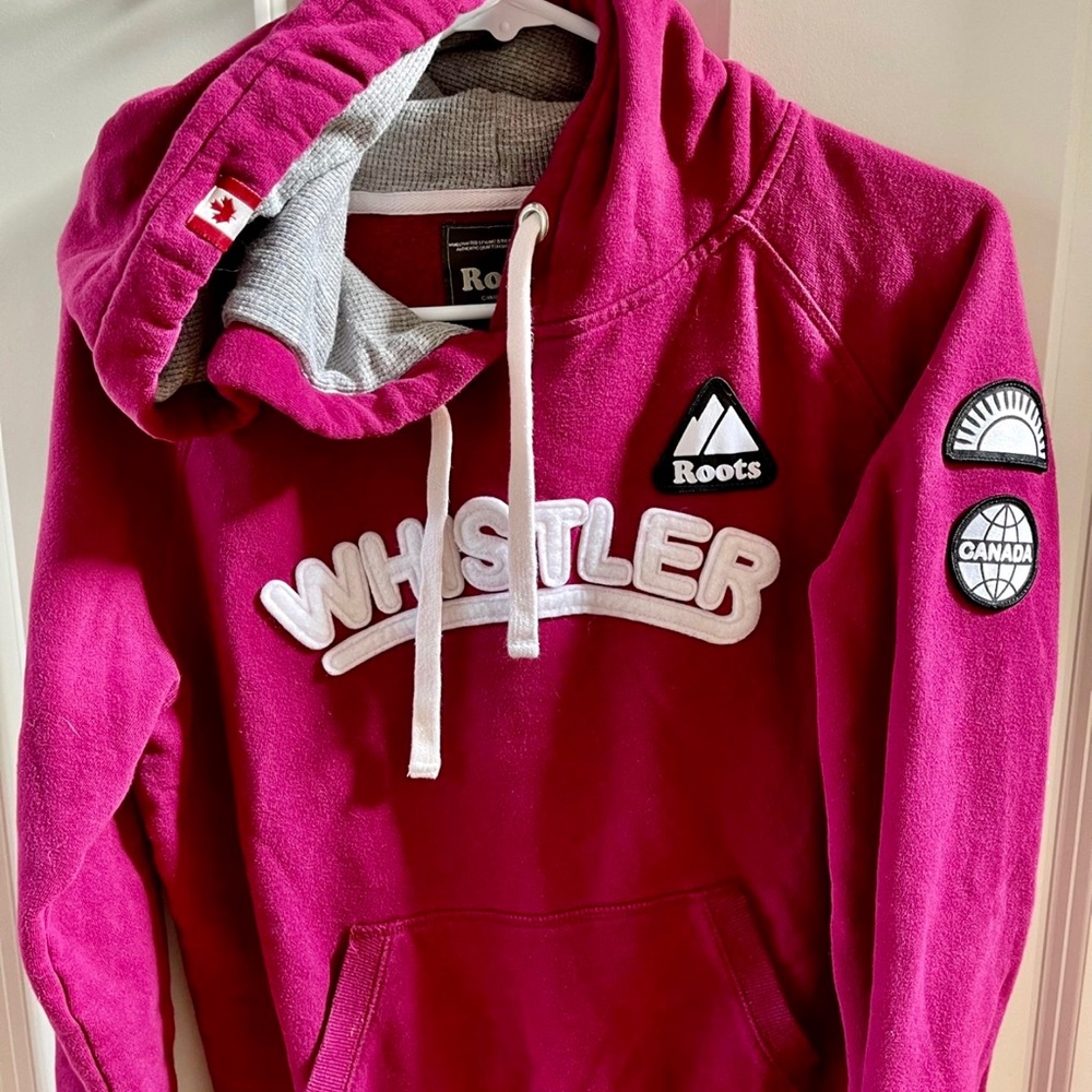 Roots Hoodie Sweater Whistler Purple Pink